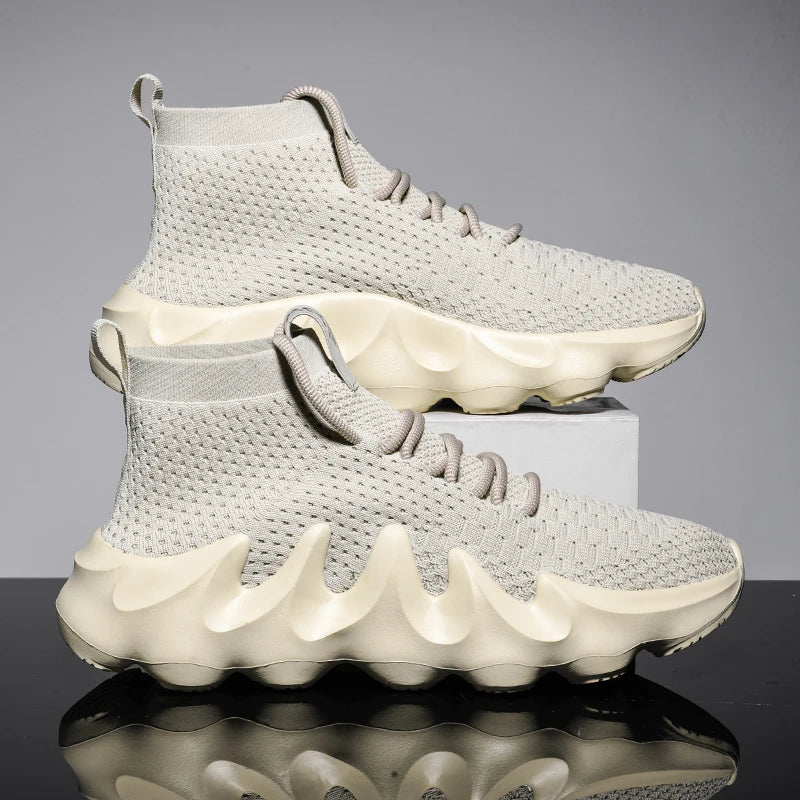 Sneakers Men Shoes Casual Lace-Up Soft Jogging Tennis Men Shoes Couple Flat Walking Training Sneakers Sport Running Shoes 2021