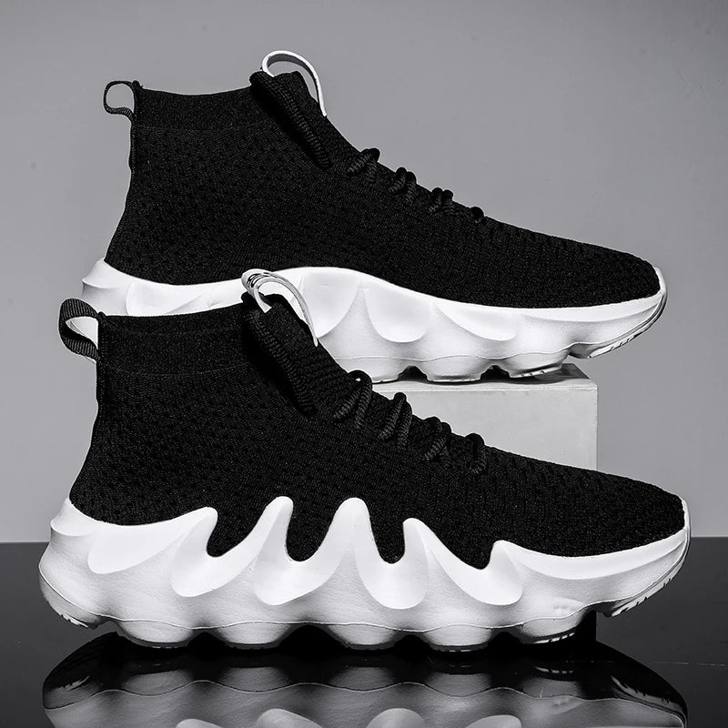 Sneakers Men Shoes Casual Lace-Up Soft Jogging Tennis Men Shoes Couple Flat Walking Training Sneakers Sport Running Shoes 2021