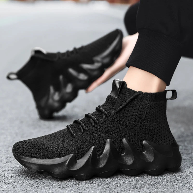 Sneakers Men Shoes Casual Lace-Up Soft Jogging Tennis Men Shoes Couple Flat Walking Training Sneakers Sport Running Shoes 2021